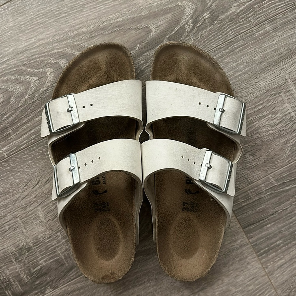 White Birkenstocks size 37